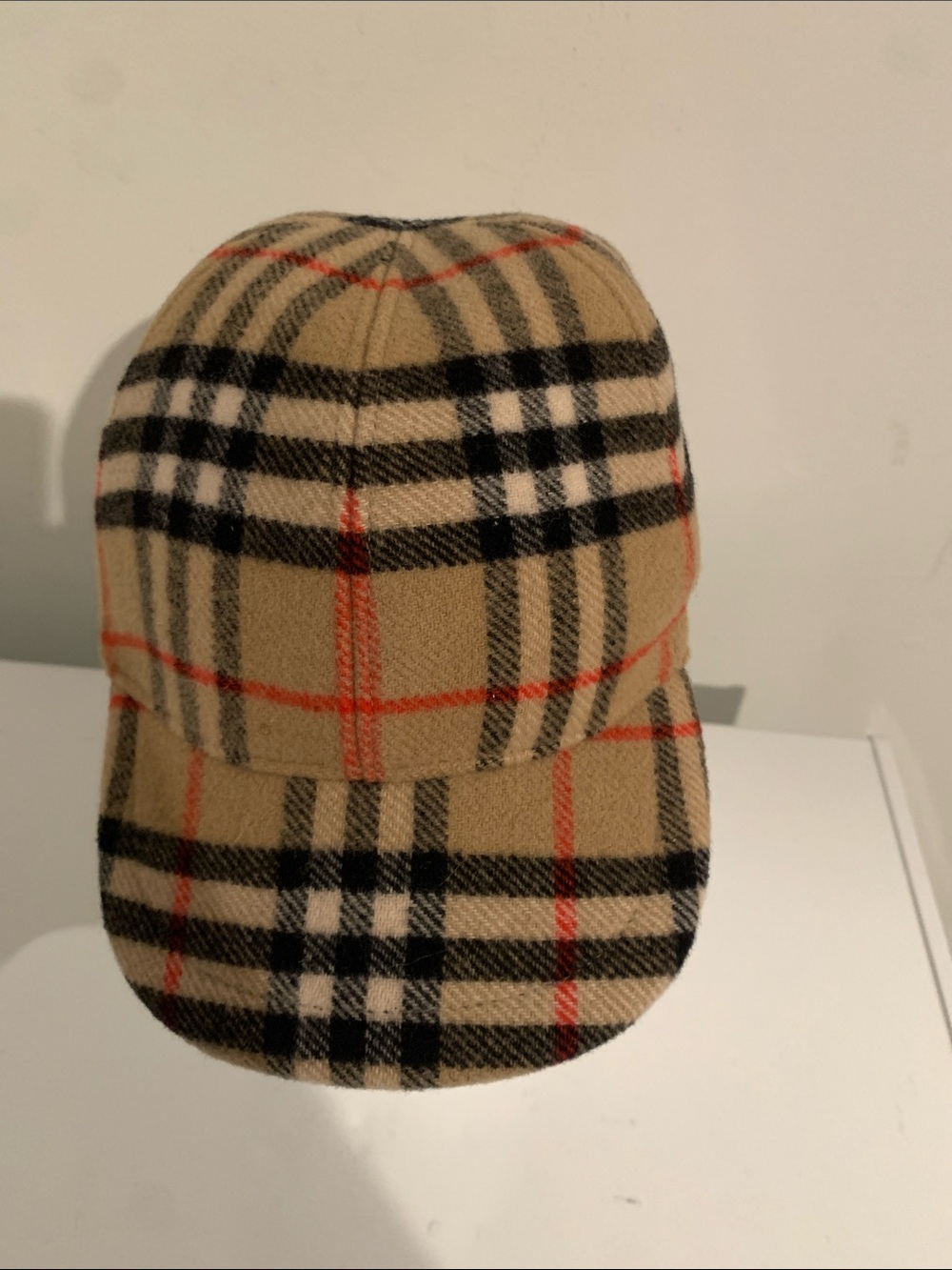 Burberry Classic Plaid Baseball Cap - Tan Plaid